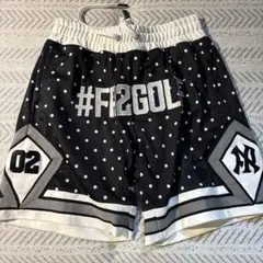 FR2GOLF チェック柄ショートパンツ ブラック×ホワイト　定価25300円 FR2GOLF チェック柄ショートパンツ ブラック×ホワイト 定価25300円