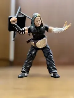 JAKKS製 WWE ジェフ・ハーディー フィギュア ベルト・パイプ椅子付き