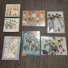 Snow Man ミニクリアファイル、メモ帳、シールセット