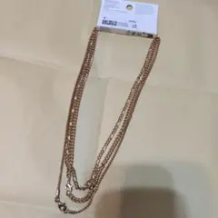 エイチアンドエム　H＆M　ネックレス　3本　新品未使用　ゴールド色