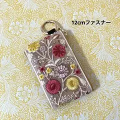 インド刺繍リボン キーケースポーチ（内ポケット付き - メルカリ