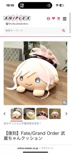 限定　武蔵ちゃんクッション 「Fate/Grand Order」 0mXUCfxHGSsiKvzSHXiC.jpg?w=700
