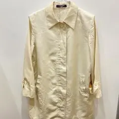 sh3891 LEONARD FASHION スプリングコート 七分袖 アイボリ - メルカリ