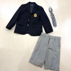 ✨美品/3点セット✨ラルフローレン スーツ 紺ブレ 金ボタン 110cm