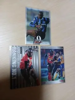 エムボマ３枚（カメルーン代表・ガンバ大阪・東京ヴェルディ・ヴィッセル神戸）