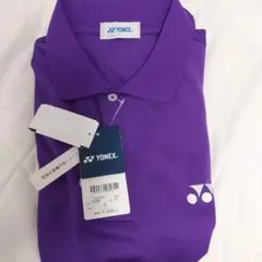 新品。YONEX パープル Sサイズ シャツ