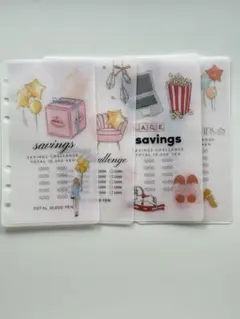 A6レジンバインダー用 movie night リフィル(封筒) 4枚