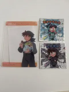 忍たま乱太郎マンチョコ ファミリーマート クリアカード土井半助　きり丸