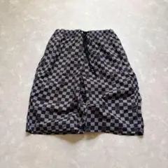 y2k archive checker baggy shorts skater