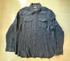 RRL Knit Wool Cashmere Shirt Navy XL