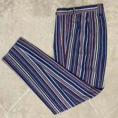 【レア】ISSEY MIYAKE ストライプ タックパンツのサムネイル