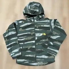 THE NORTH FACE ナイロンパーカー　カモフラ柄　140cm
