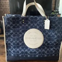 コーチショルダー付ビッグトートバック