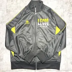ルコックle coq sportif トラックジャケットブラック イエローのサムネイル