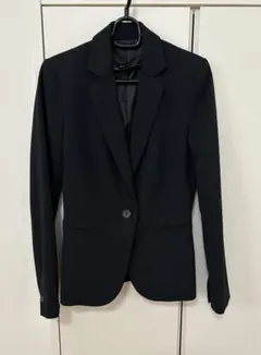 ◆ザラベーシック⭐︎黒 テーラードジャケット ⭐︎シングルボタン