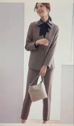 ルイルエブティック　ブラウン パンツスーツ Mサイズ