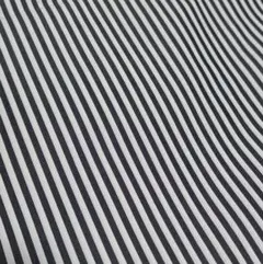 ♦️生地　はぎれ　綿ポリ混紡　ストライプ　グレー　モノトーン