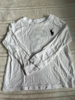Ralph Lauren ホワイト 長袖Tシャツ 2T 90cm