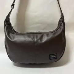 PORTER ポーター フリースタイル ショルダーバッグ ダークブラウン