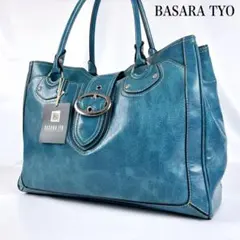 ✨新品未使用品✨BASARA TYO エメラルドブルー　トートバッグ　フラップのサムネイル