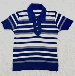 スーパー激レア　70s vintage サマーニット　ポロニット