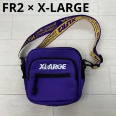 FR2 × X-LARGE ショルダーバッグ コラボ 紫 パープル 黄 イエローのサムネイル
