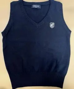 COMME CA ISM Vネック ニットベスト 110A