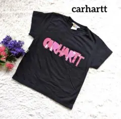 carhartt カーハート【ロゴ】ブラックTシャツ　M