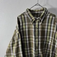ツ*！様 雰囲気抜群‼️90s チェック柄 ネルシャツ vintage 古着 L
