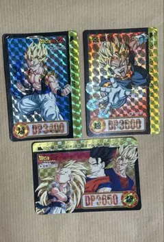 ドラゴンボールカードダス キラ3枚セット【ジャンク品】