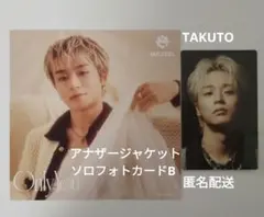 TAKUTO　アナザージャケット　ソロフォトカード　ユニバ盤　MAZZEL