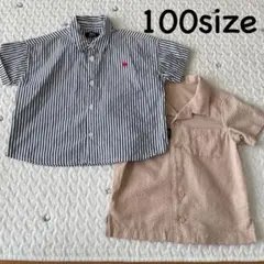 100サイズ polo 半袖シャツ 2枚セット