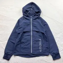 ☆【キットソンLA】LL 紺 ジップアップジャケット フード スポーツ やや細身