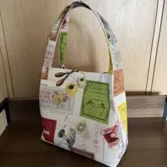 m*n様 トートバック☆Cuddlyタグ.底板付き☆ハンドメイド