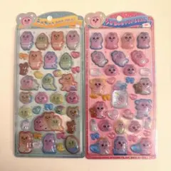 正規品 おぱんちゅうさぎ うるちゅるポップシール 新作　2枚セット