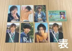 キンプリ 永瀬廉 厚紙カード＆Ｌ判写真