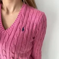 未使用級⭐️ラルフローレン　ケーブル　ニット　セーター　カーディガン