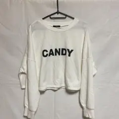 ロンティー 白 クロップド丈