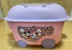 ミニーマウス　窓付きおもちゃ箱