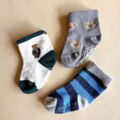 ベビー靴下 3足セット petit main babyGAP