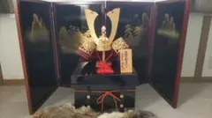久月 五月人形用 屏風 四曲屏風 松竹図 - メルカリ