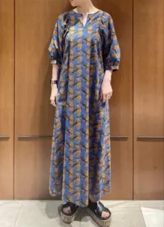 値下げ不可＜ROKU 6（ロク）＞ COTTON KIKA DRESS 36 - メルカリ