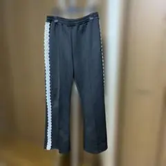 ローリーズファーム　サイドラインZIPパンツ　ブラック
