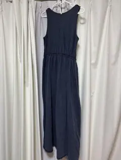 BEAUTY&YOUTH ノースリーブ ロングワンピース　紺色