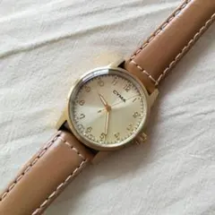 【CYMA】 Roryal Navy シャンパンゴールド ミリタリーウォッチ