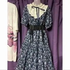 アクシーズ クラシカル シフォン ワンピ