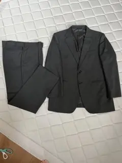 ダークグレー ストライプ ビジネススーツ セット