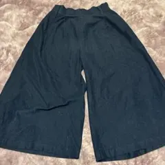 コーディロイ　リブ　ガウチョパンツ　130