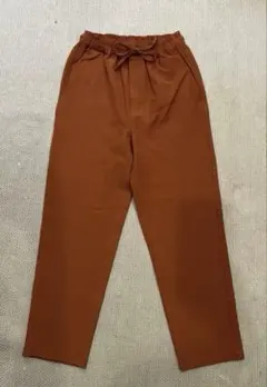 LAKOLE ウエストゴム カジュアルパンツ ブラウン