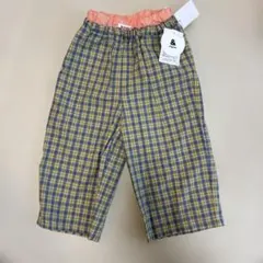 &mignon チェック柄 ロングパンツ